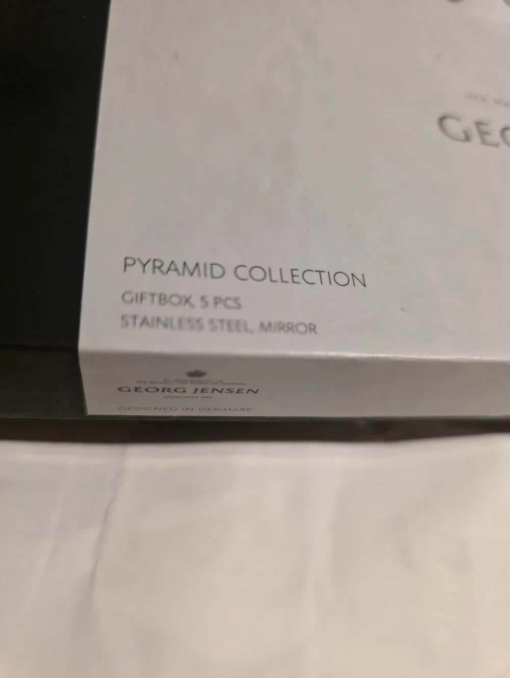 Georg Jensen Pyramid 5 Piece Place Setting